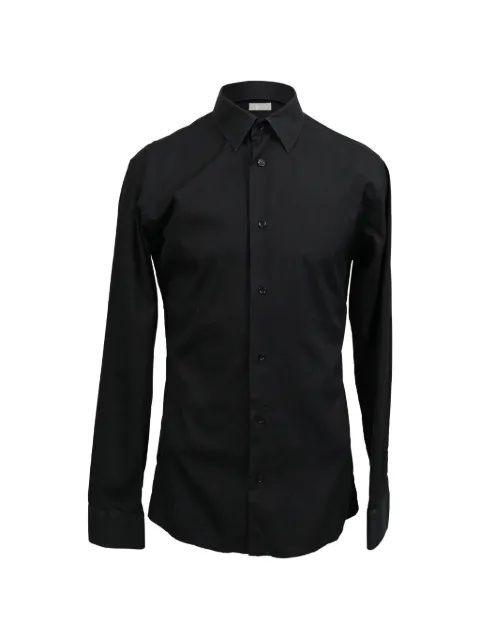 Christian Dior Pre-Owned camisa manga larga con botones