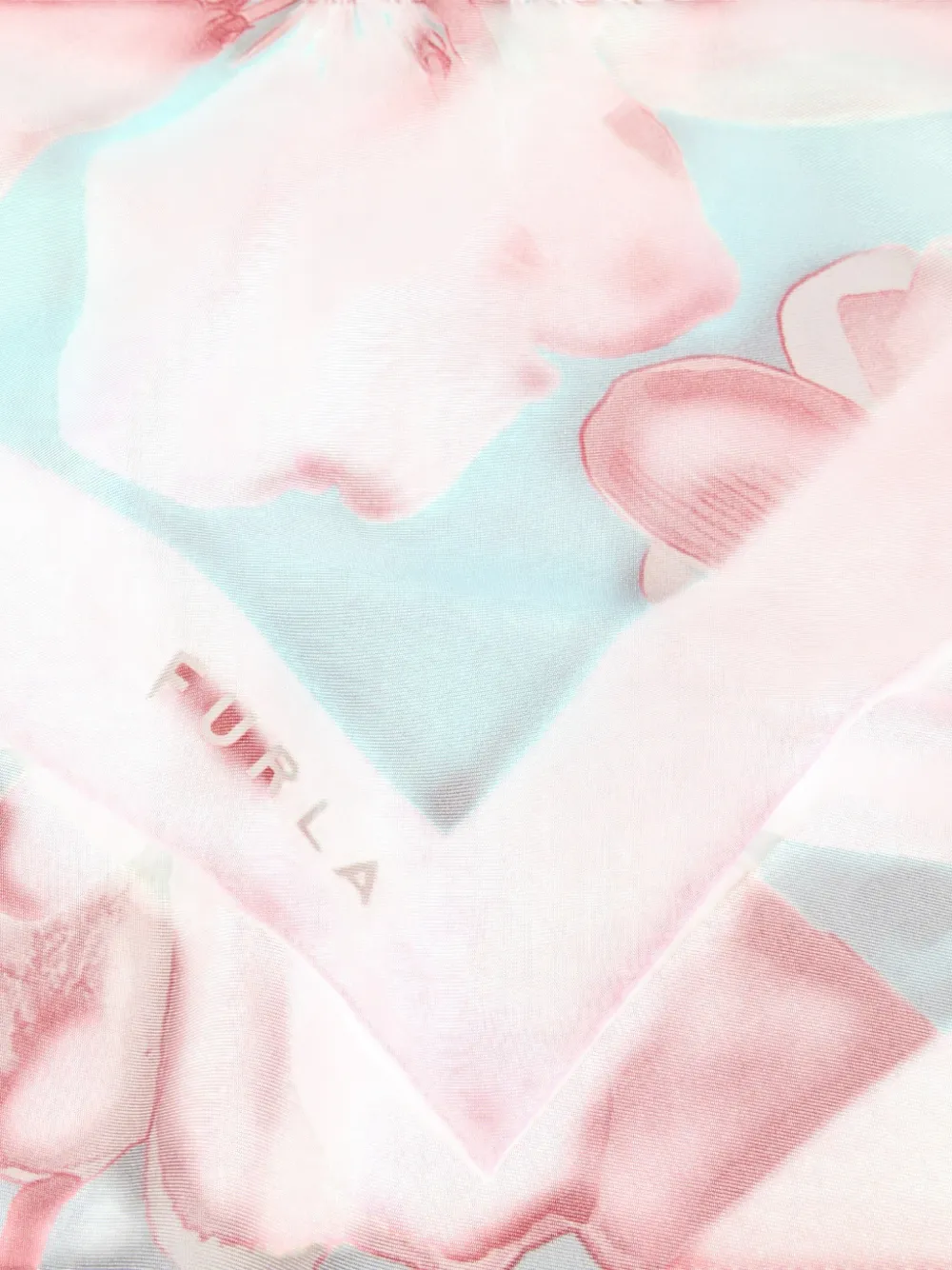 Furla Tortona Carré scarf Roze