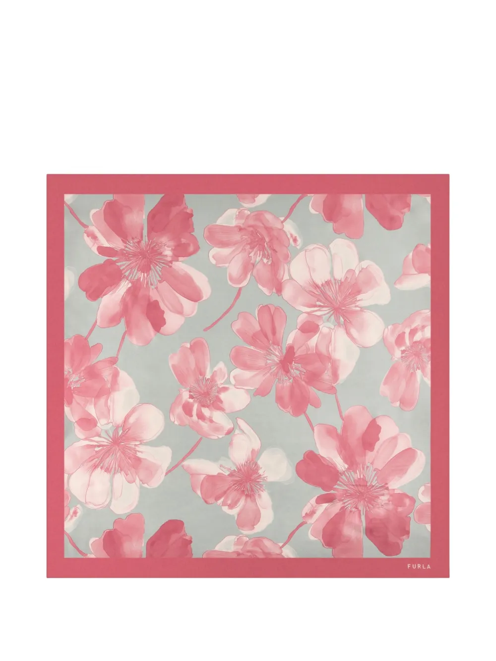 Furla Tortona Carré scarf Roze