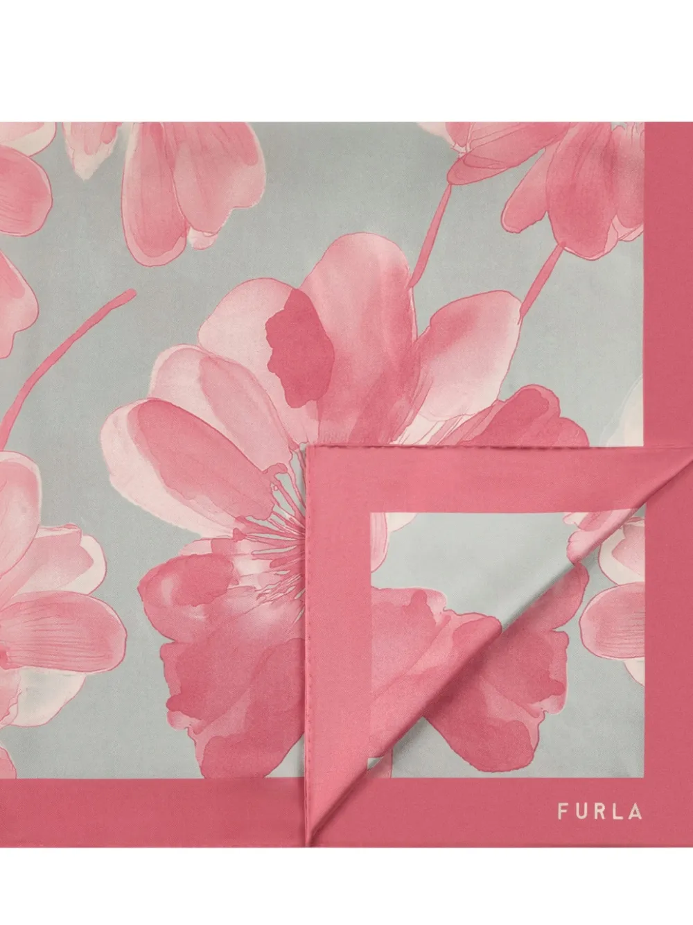 Furla Tortona Carré scarf Roze