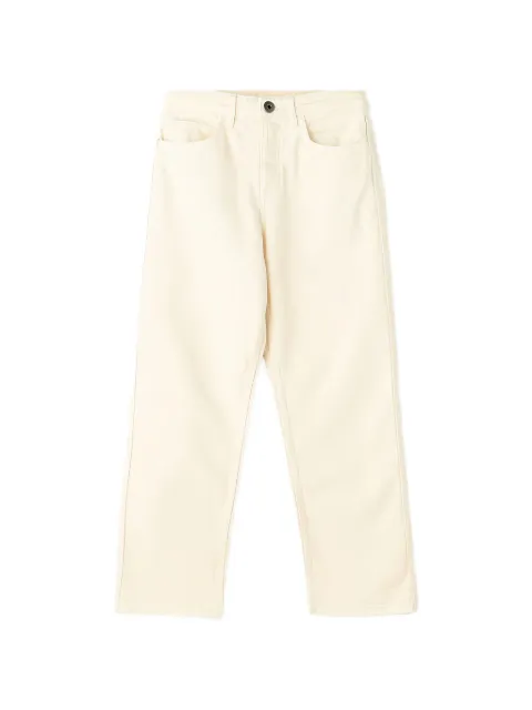 James Perse relaxed-fit frayed jeans