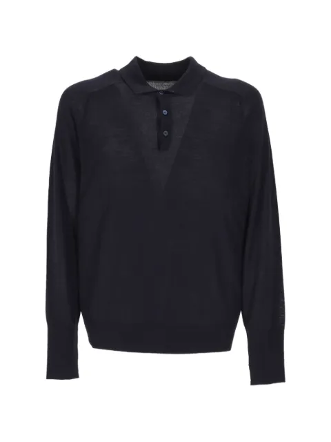 OLIVER LATTUGHI long-sleeve polo shirt