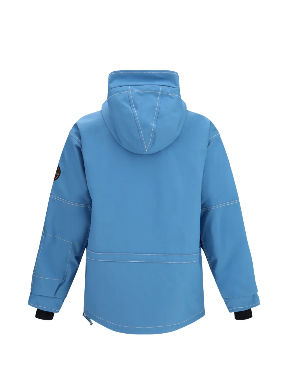 Napapijri Skidoo ski-hoodie met logo-patch Blauw