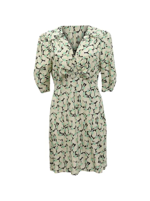 Rixo vestido Enya con perlas estampadas