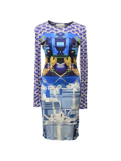 Mary Katrantzou long-sleeve printed dress