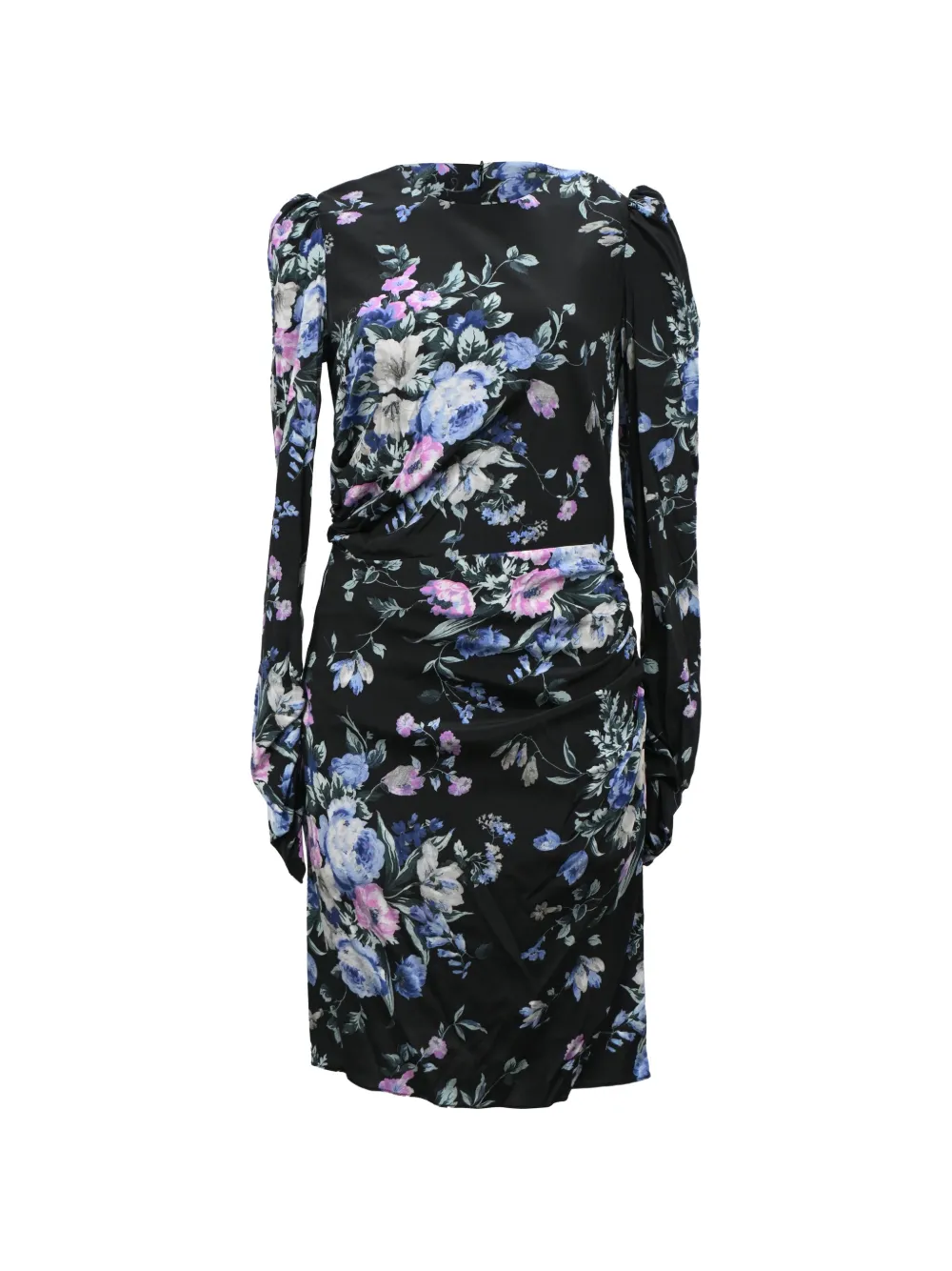 ZIMMERMANN floral-print ruffled mini dress - Nero