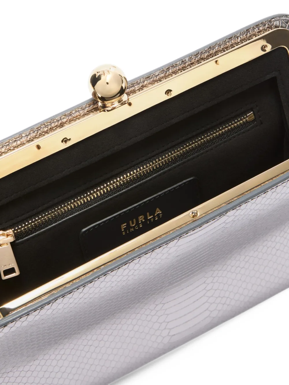 Furla Alba clutch S Zilver