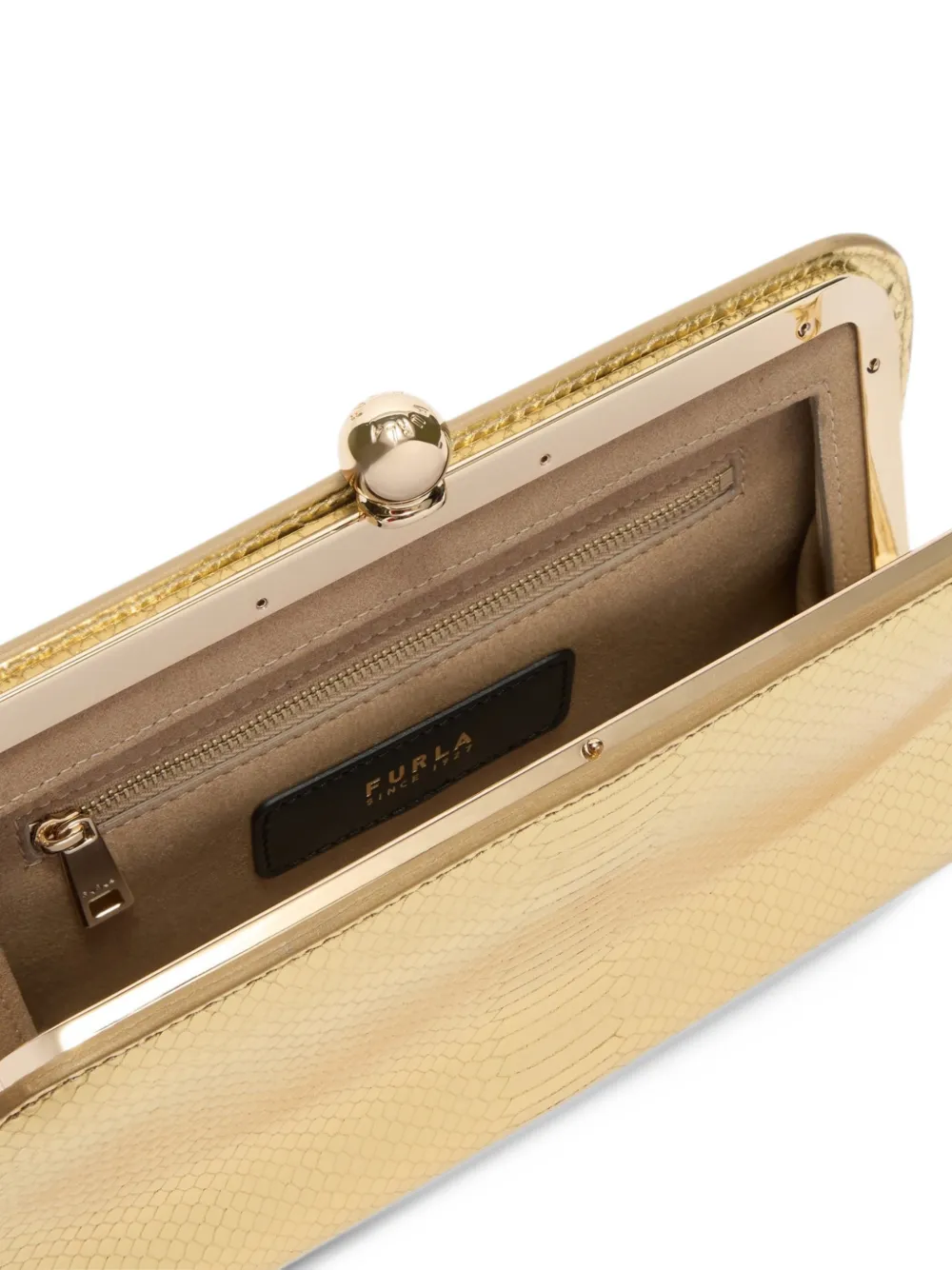 Furla Alba clutch S Goud