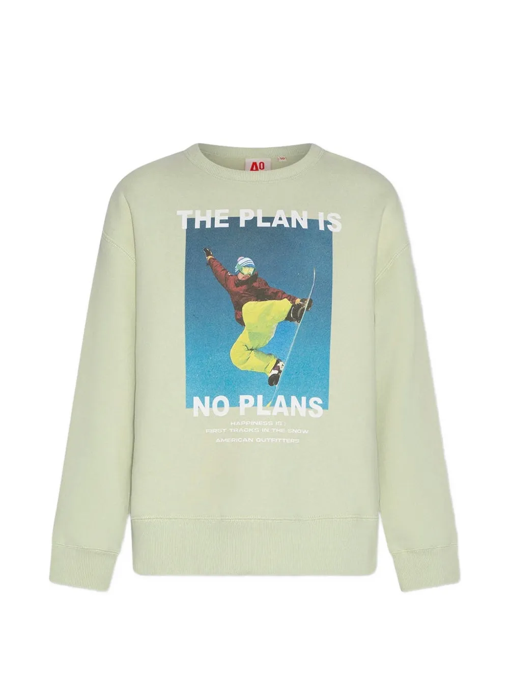 AO76 Oscar graphic-print sweatshirt - Toni neutri