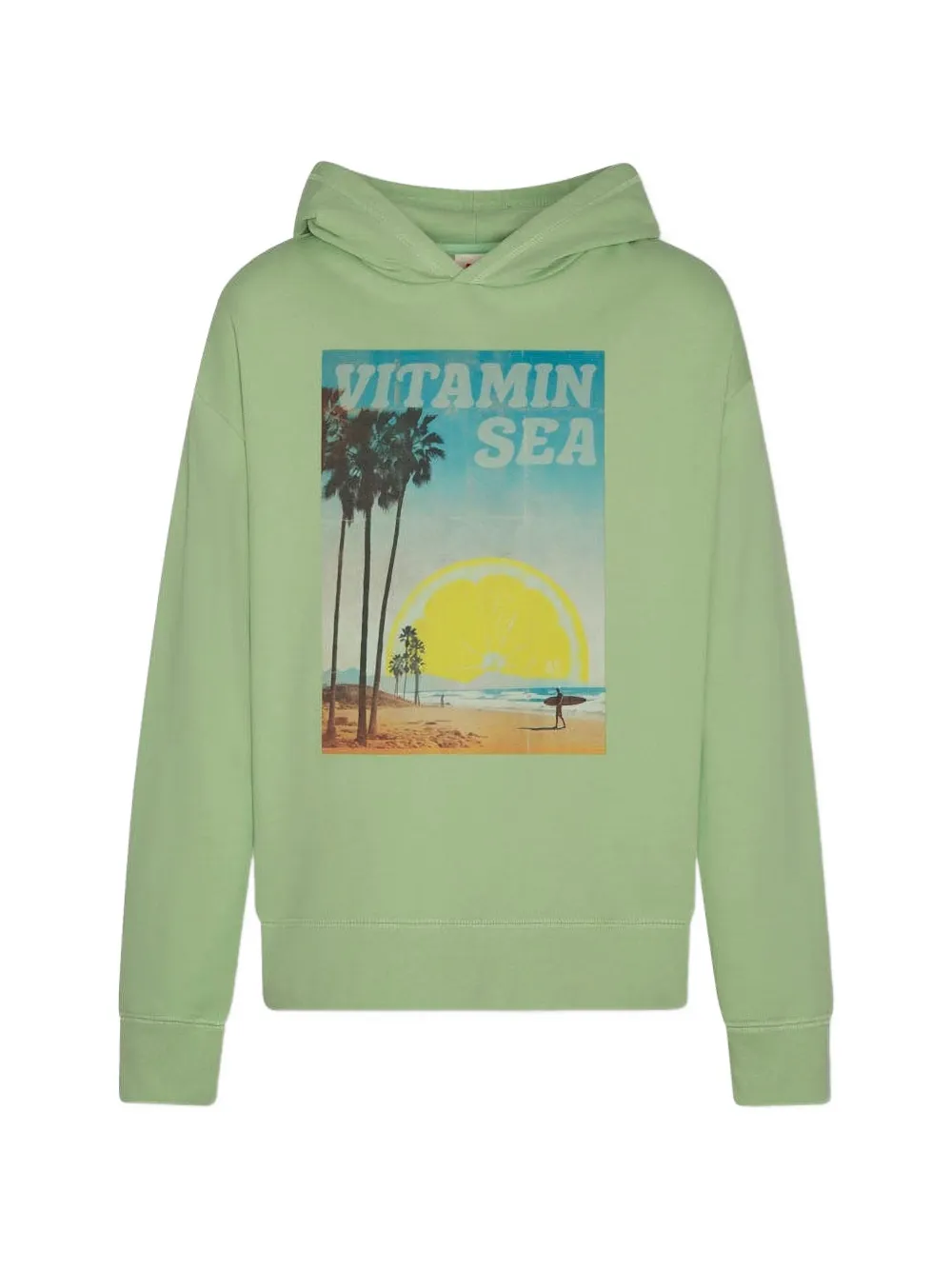 AO76 Arthur graphic-print hoodie - Verde