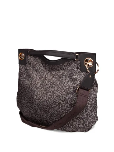 Borbonese London eyelet-detail shoulder bag