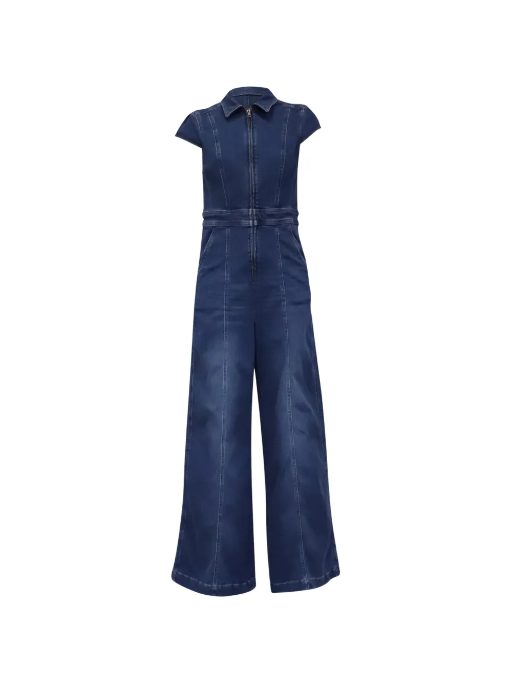 ME+EM Palazzo wide-leg jumpsuit - Blu