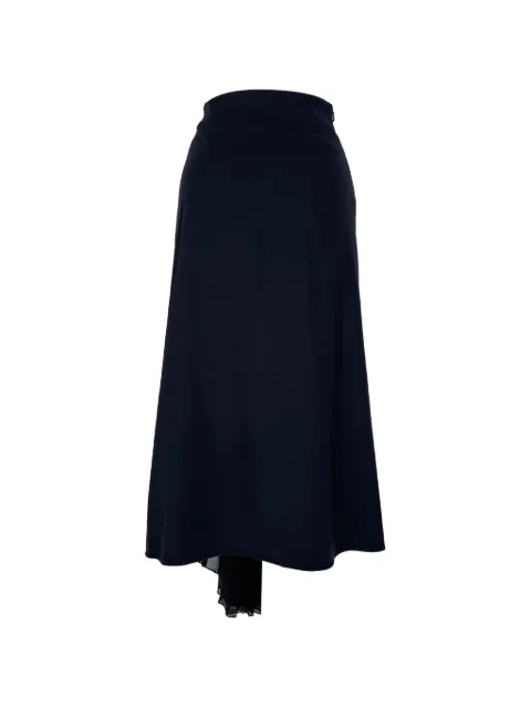 Chloe Gosselin pleated asymmetric skirt