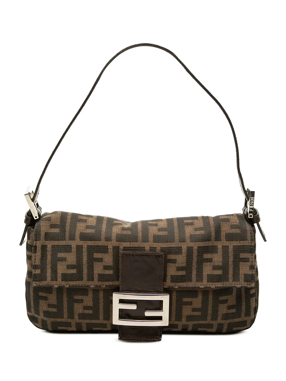 Fendi Pre-Owned 20th Century Zucca Canvas Baguette shoulder bag - Brown
