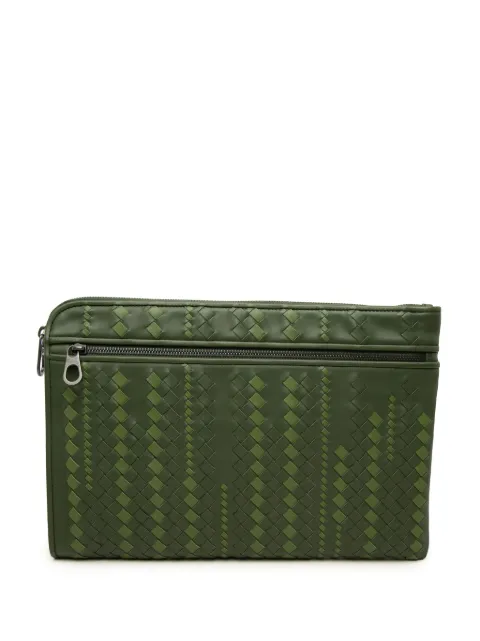 Bottega Veneta Pre-Owned bolsa de mano de piel de napa bicolor en Intrecciato 2012-2026