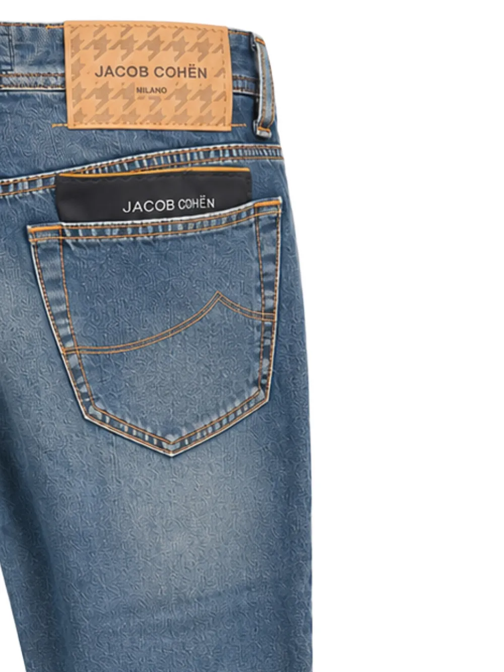 Jacob Cohën Bard faded-wash straight-leg jeans Blauw