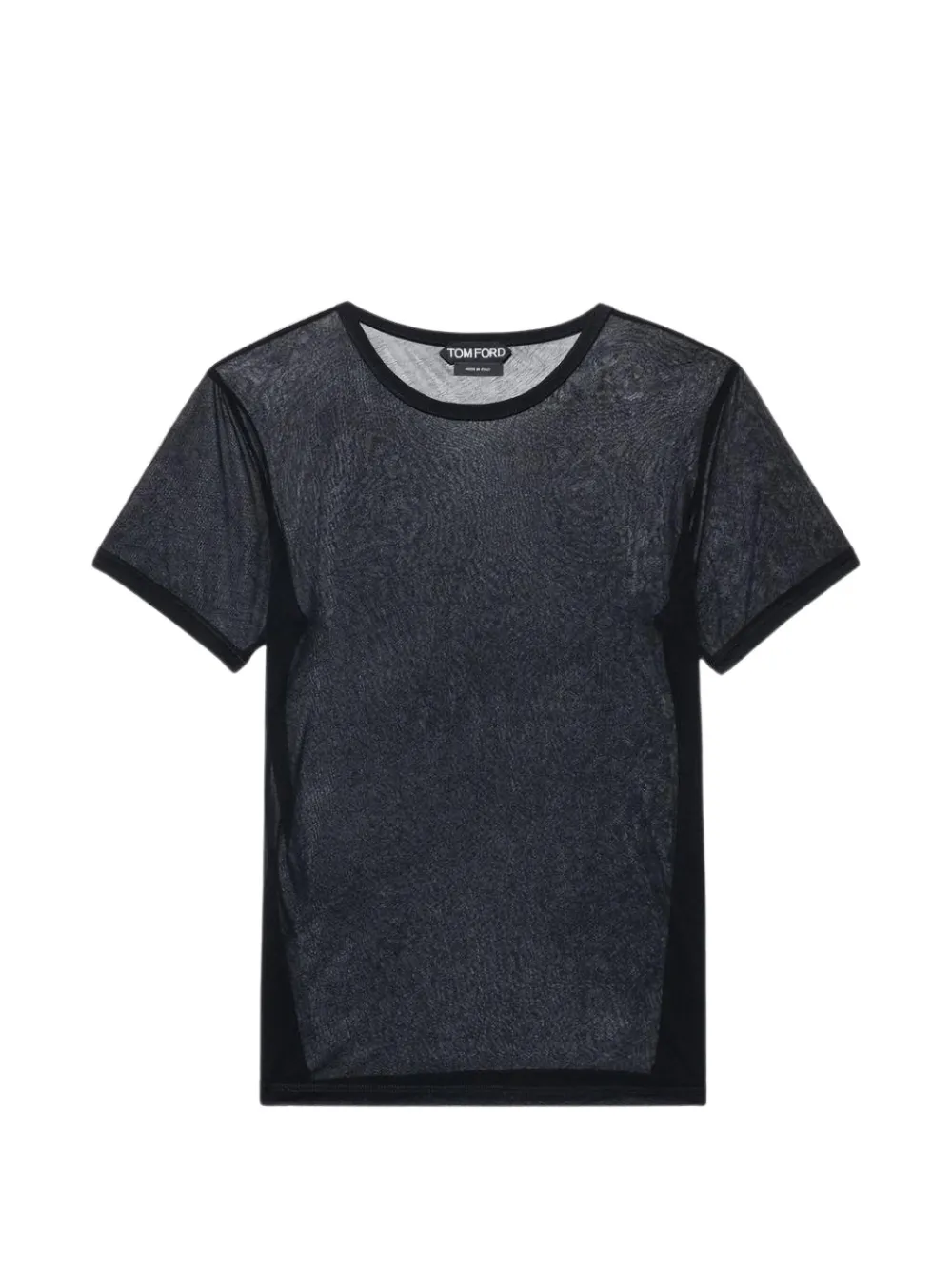 TOM FORD light crepe jersey boyfriend T-shirt Zwart