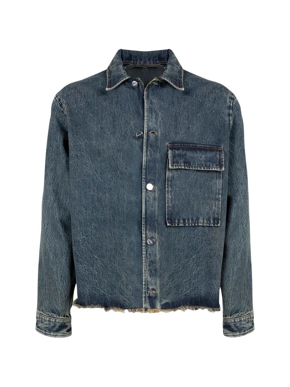 Costumein Dimitri frayed denim jacket - Blu