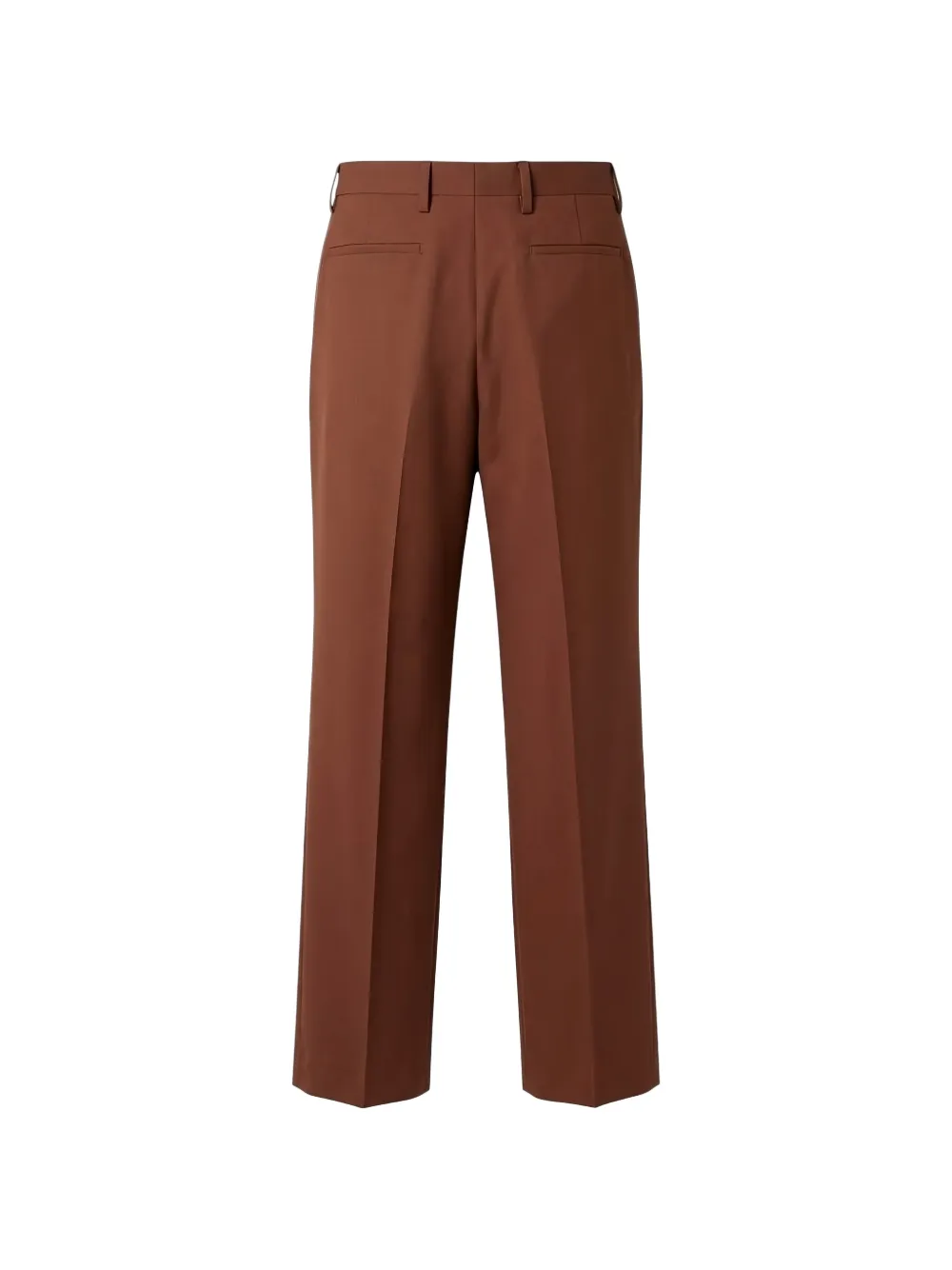 Costumein pressed-crease trousers Bruin