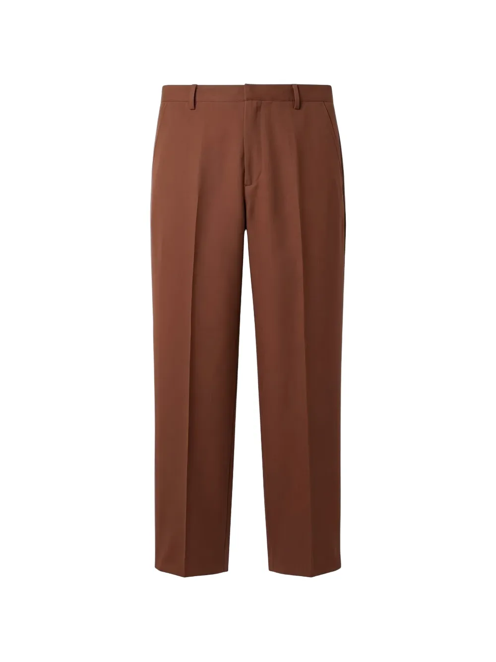 Costumein pressed-crease trousers Bruin