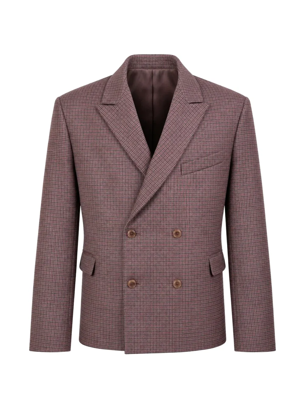 Costumein Mel double-breasted cropped blazer - Red