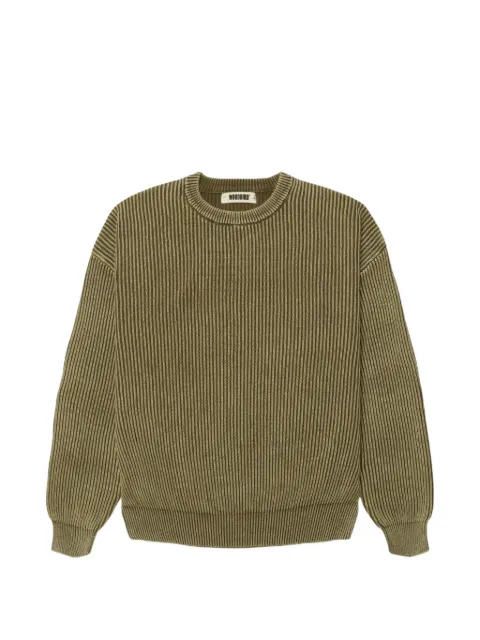 Woodbird Wbsake washed crew-neck sweater