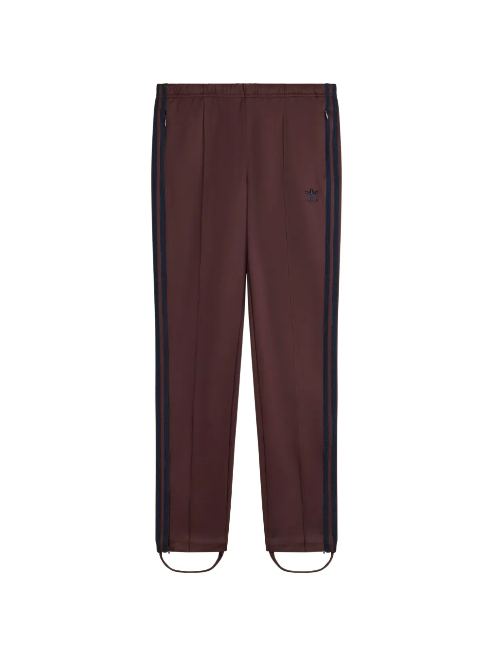 Wales Bonner x Adidas embroidered-logo track pants - Marrone