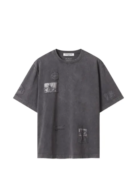 Maison Kitsuné patch-detail T-shirt
