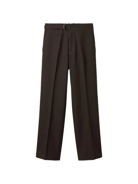 Costumein John belted pressed-crease trousers