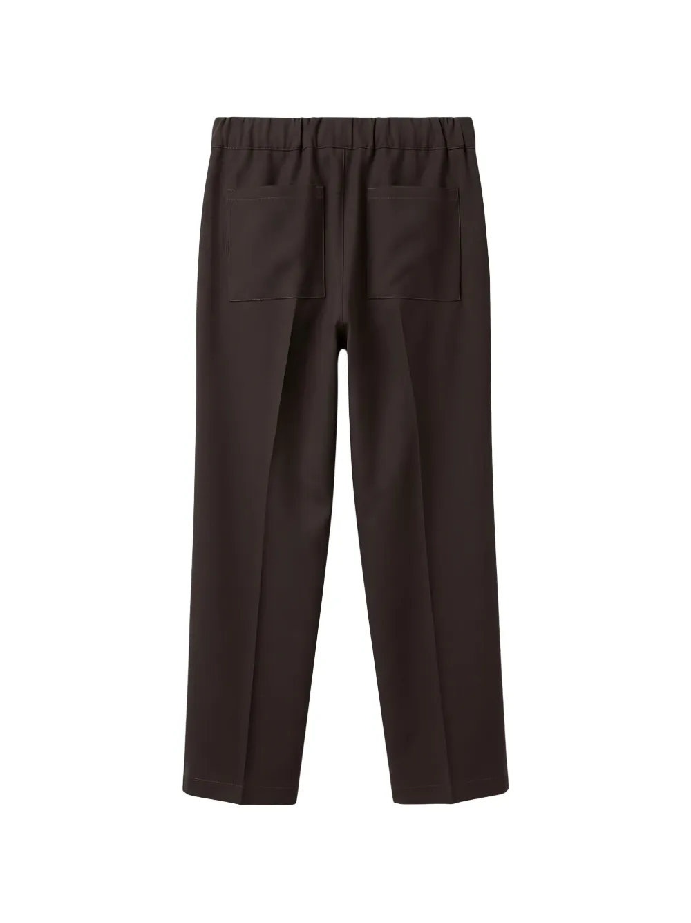 Costumein John belted pressed-crease trousers Bruin