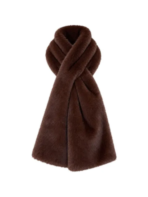 Bassia faux-mink fur scarf