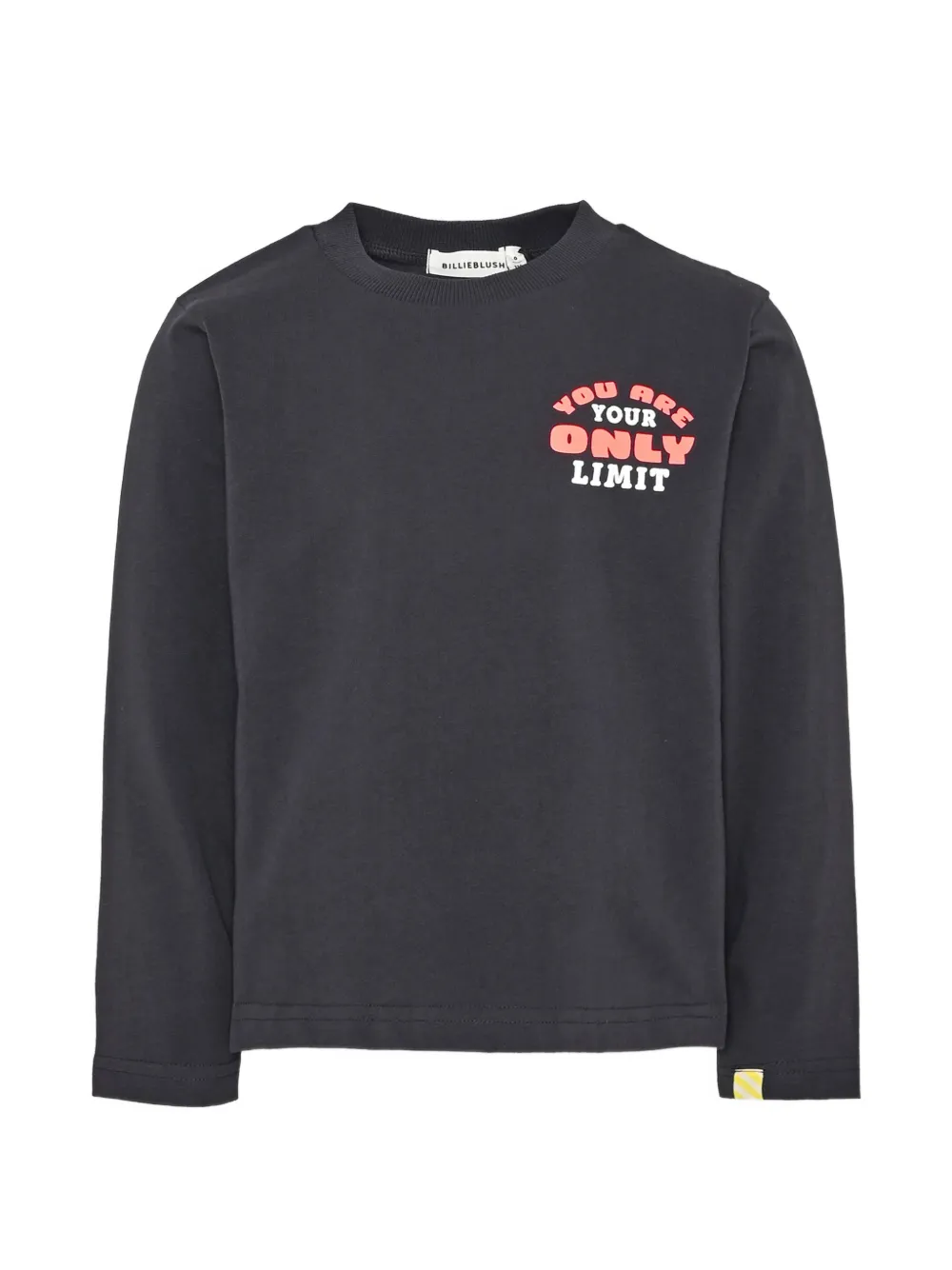 Billieblush graphic-print long-sleeve T-shirt - Nero