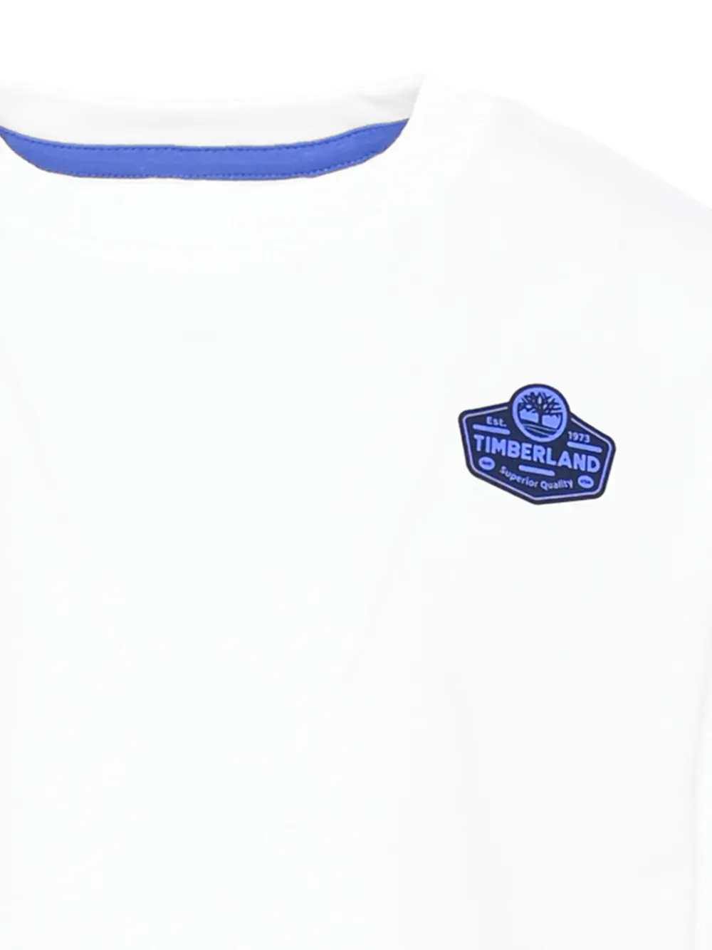 Timberland Kids logo-patch long-sleeve T-shirt Wit