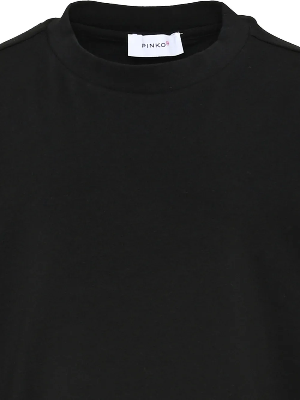 Pinko Kids T-shirt met logoband Zwart