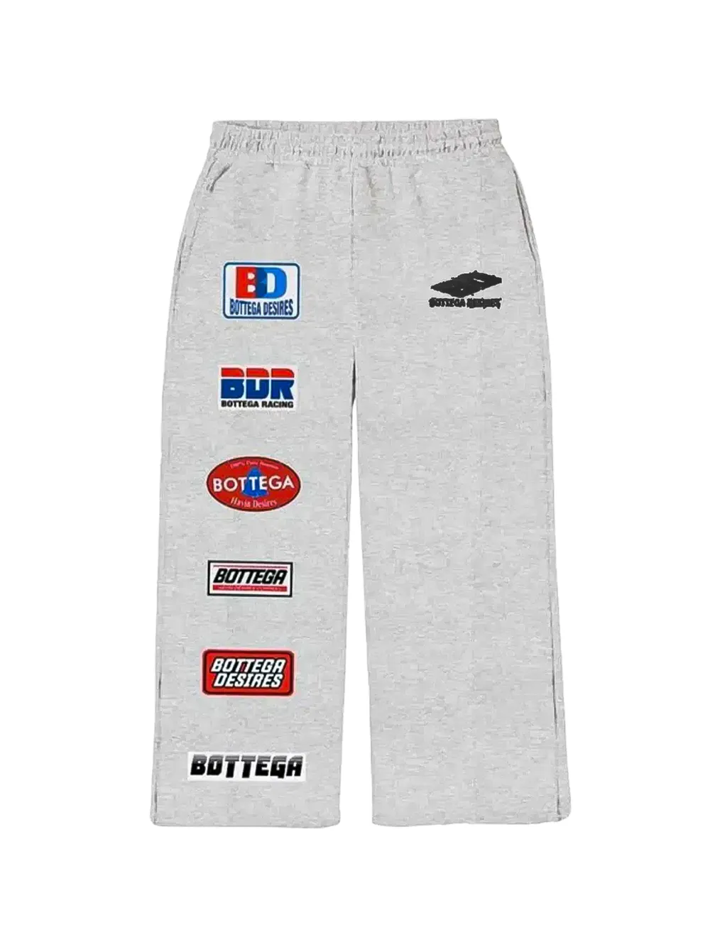 Bottega Desires Bdr Patches track pants - Grigio