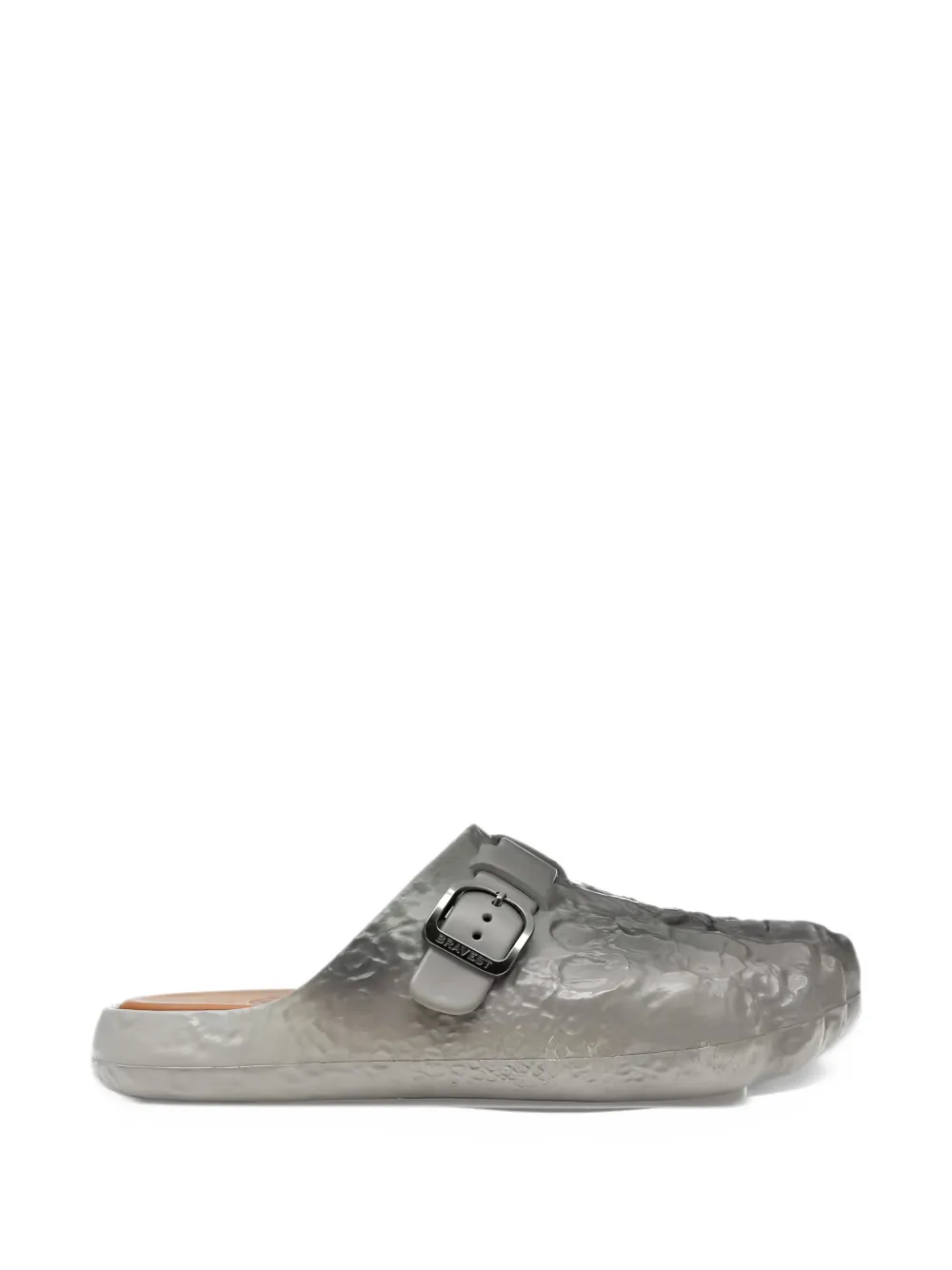 Bravest Studios x Kid Cudi Moon buckle-strap mules - Grigio