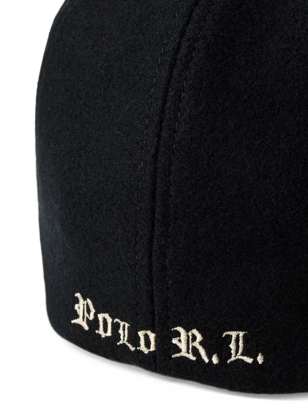 Polo Ralph Lauren Honkbalpet van wolmix met logo-patch Zwart