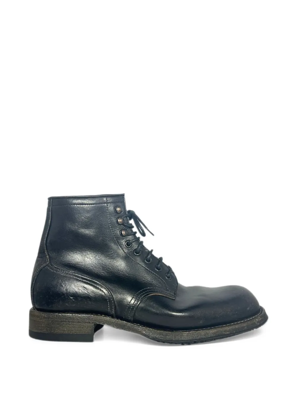 Shoto lace-up leather boots - Noir Shoto lace-up leather boots - Noir