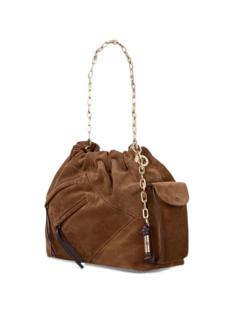 Ba&Sh June chain-link suede shoulder bag