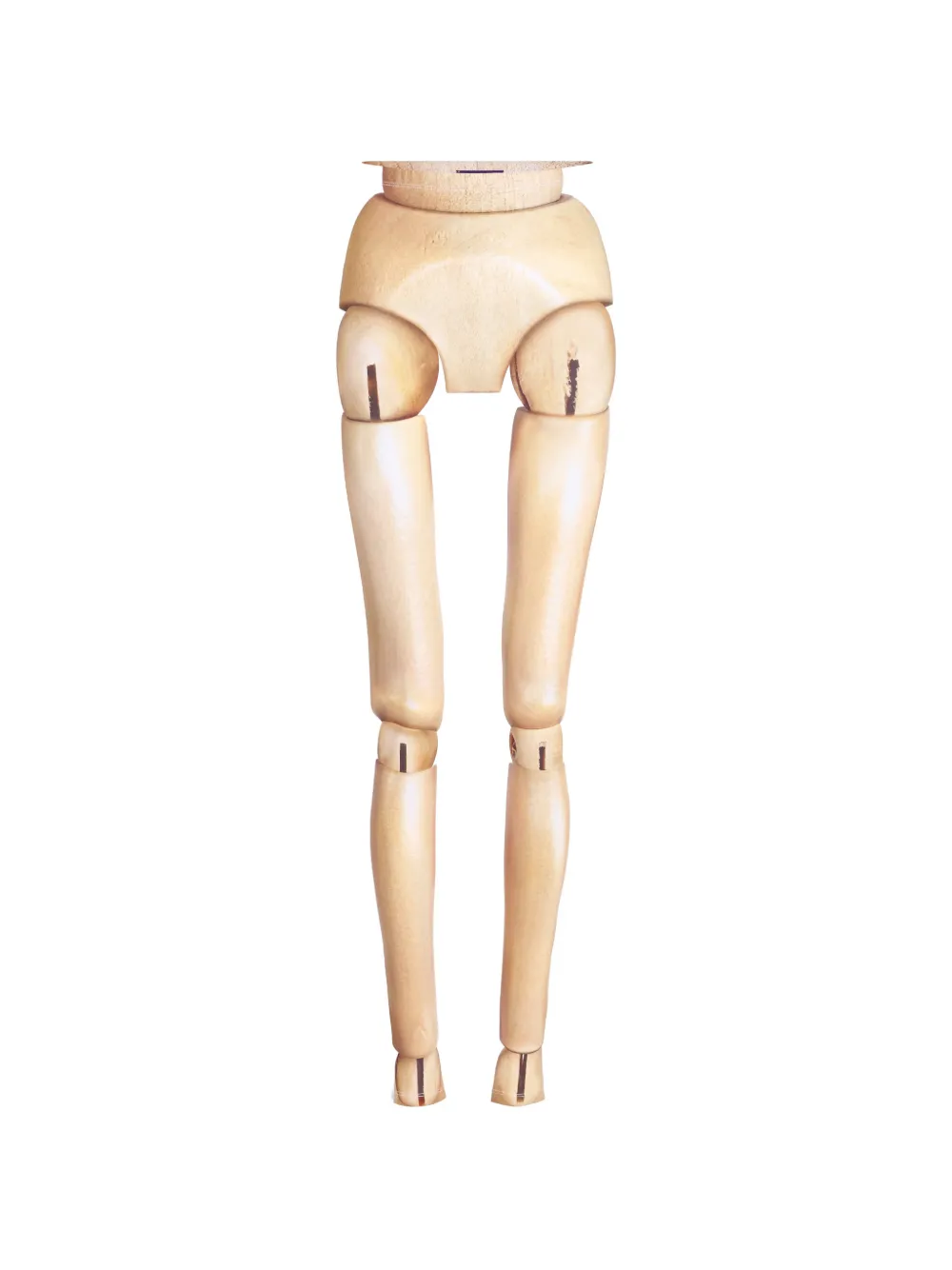 Jean Paul Gaultier Wood Body printed leggings Wit