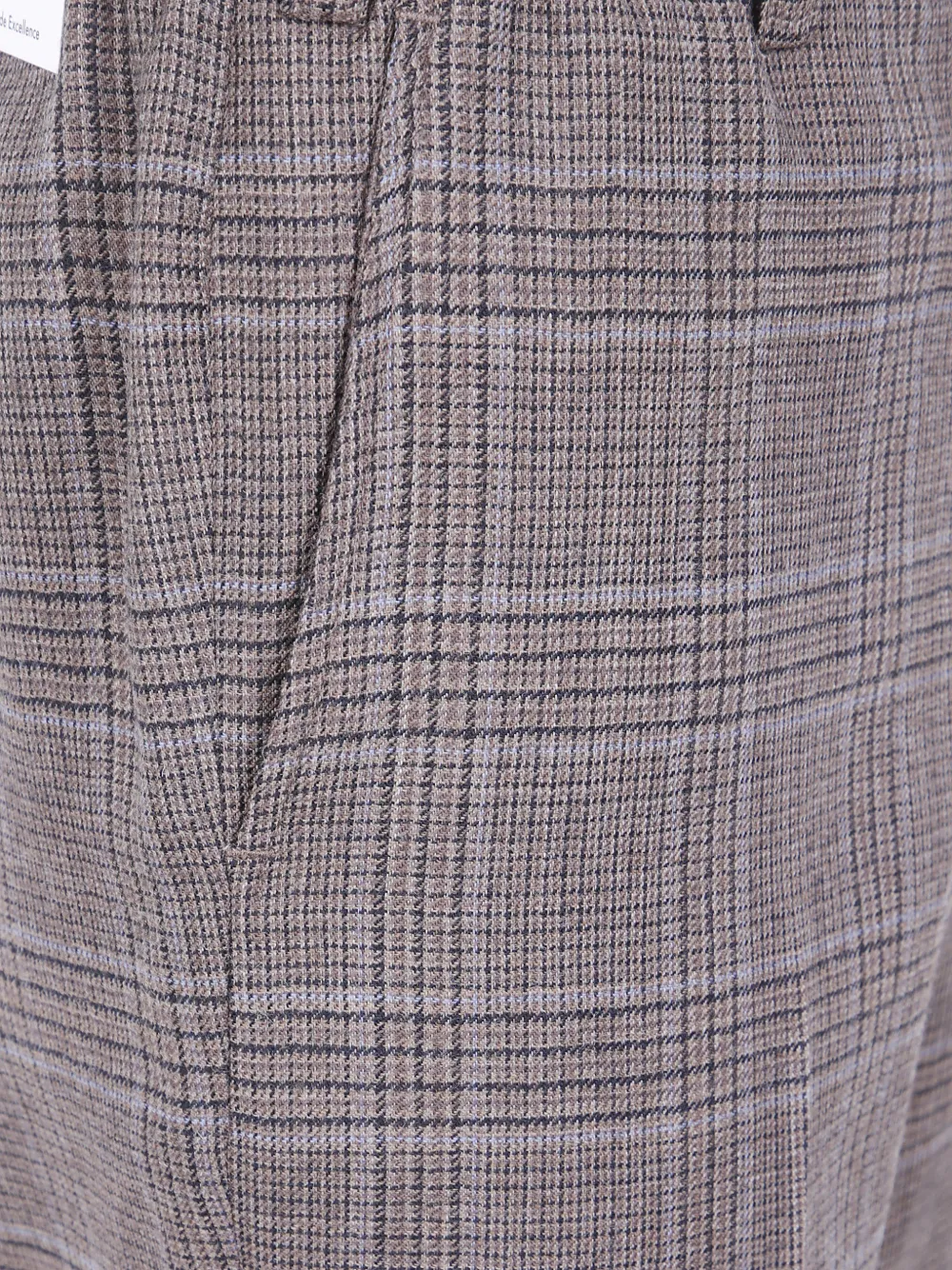 PT Torino Prince of Wales check wool trousers Bruin