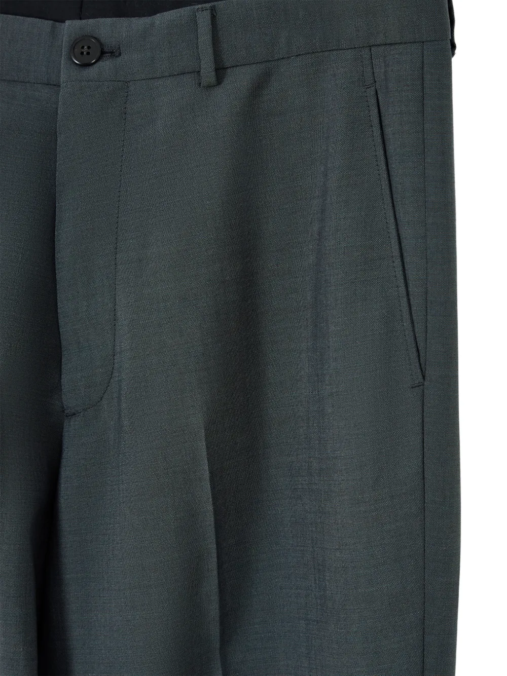 Prada mohair wool pants Grijs