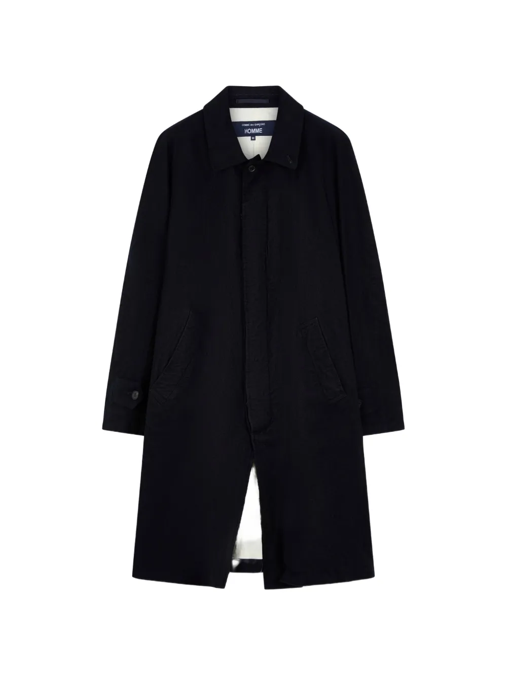 Comme des Garçons Homme wool long coat - Black