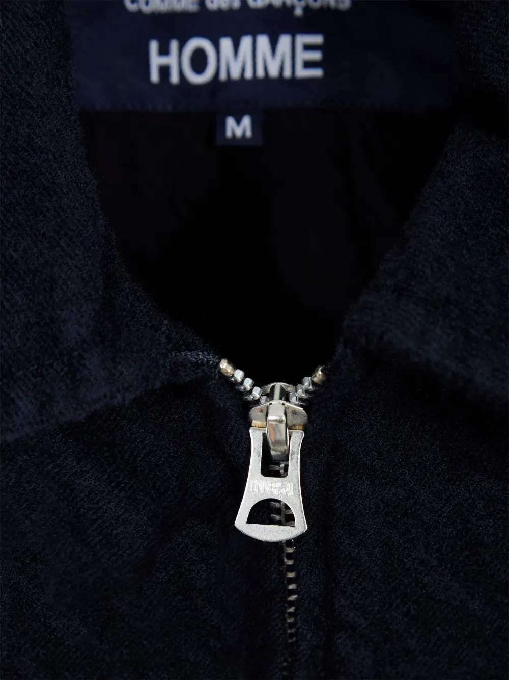 Comme des Garçons Homme Jack met rits Blauw