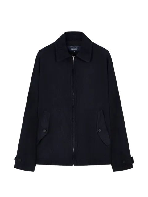 Comme des Garçons Homme wool zip-up jacket