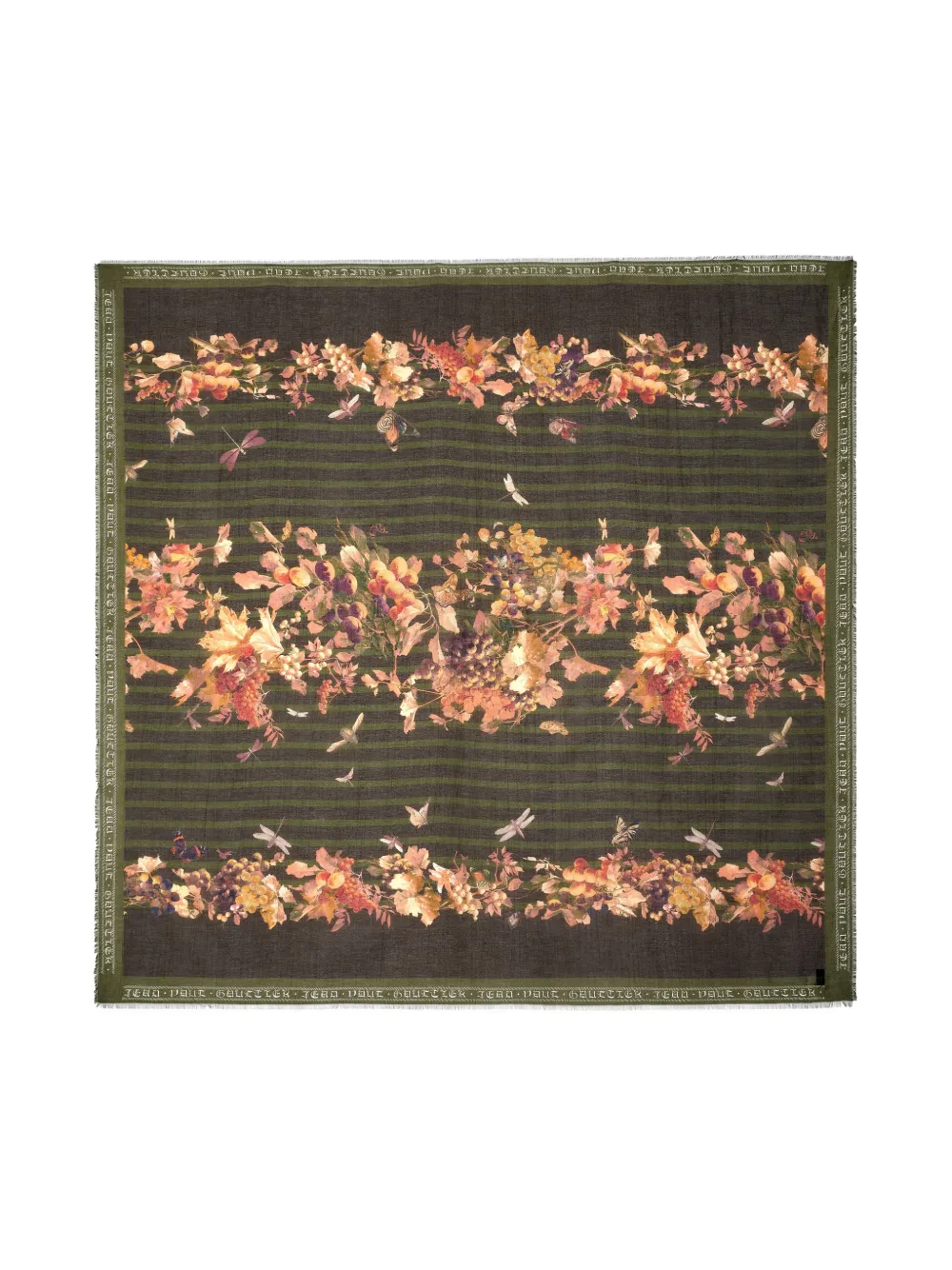 Jean Paul Gaultier Pareo met print Groen
