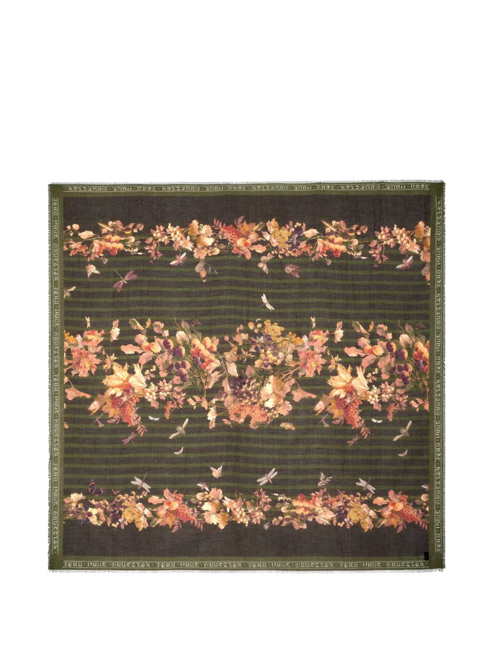 Jean Paul Gaultier Pareo met print Groen