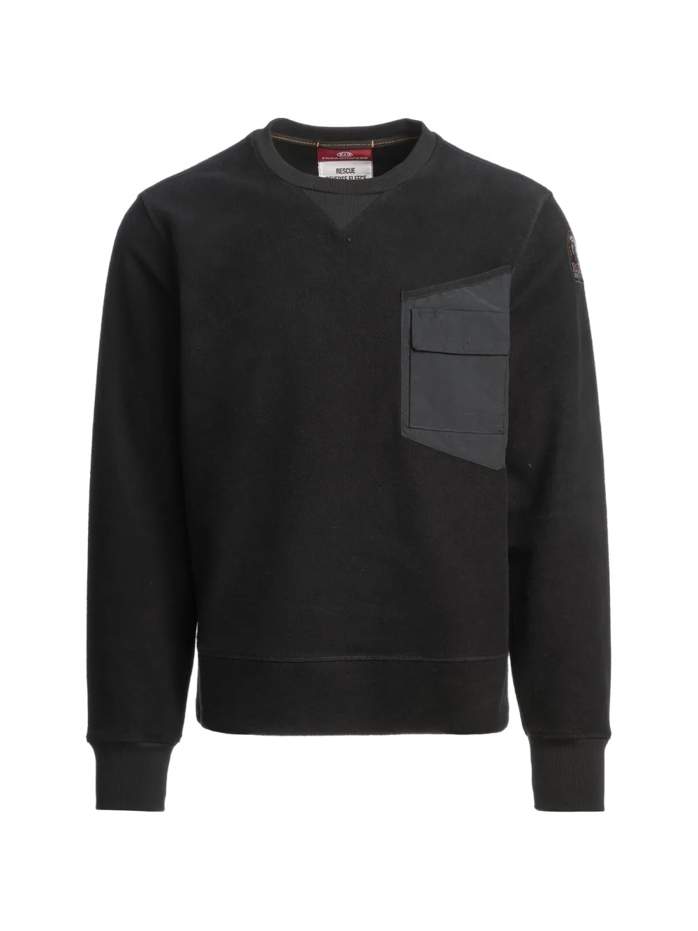 Parajumpers Pernhos patch-pocket fleece sweatshirt Zwart