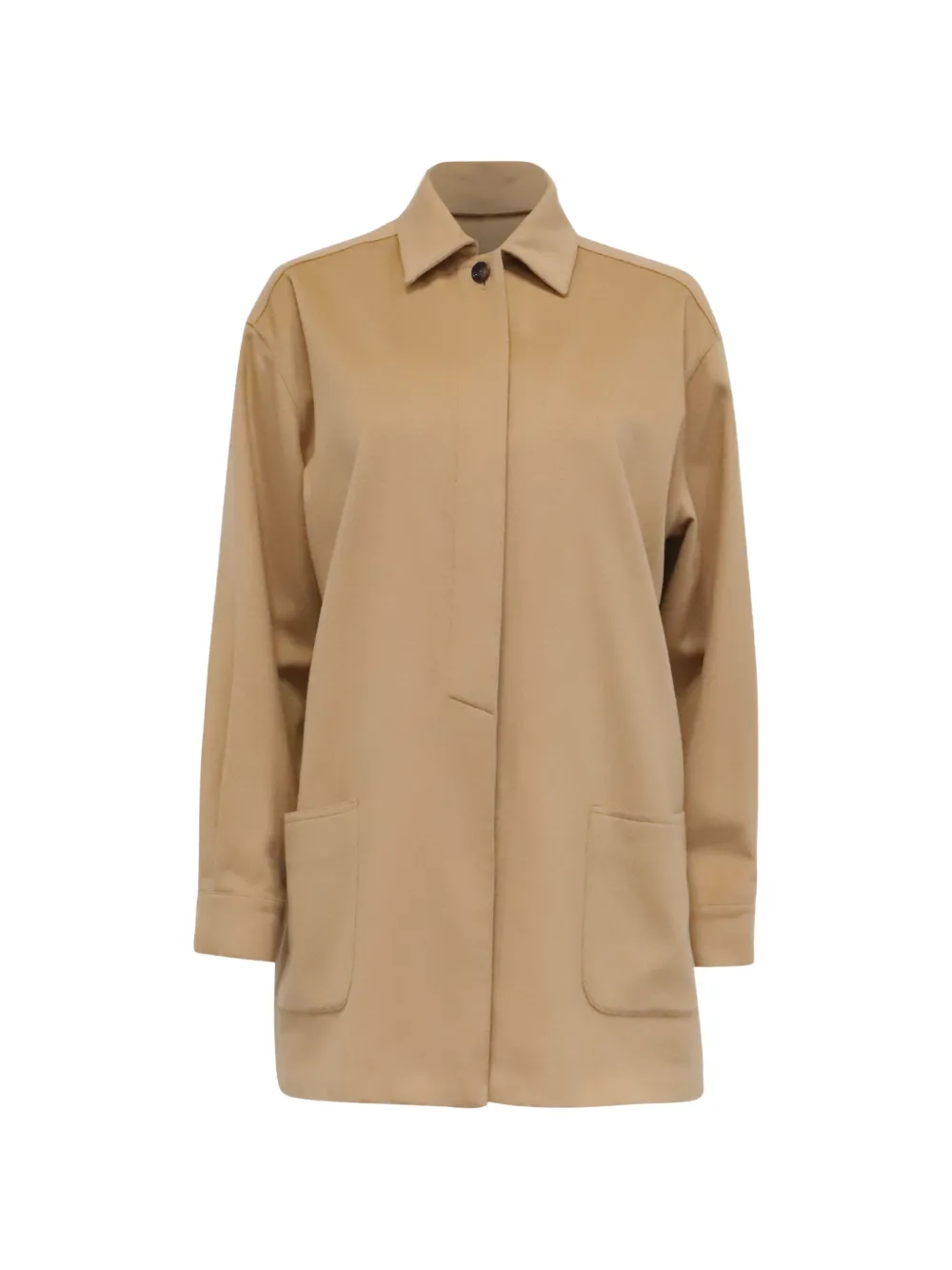 Loro Piana Pre-Owned pointed-collar coat - Neutrals