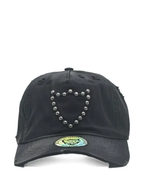 Htc Los Angeles studded distressed baseball cap